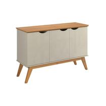 Buffet / Balcão PR 3 Portas Estilo Retrô Cor Off White / Cinamomo Buffet / Balcão PR 3 Portas Estilo Retrô Cor Off White / Cinamomo