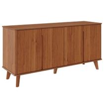 Buffet Balcão Serena 4 Portas 1 Prateleira MDF Cinamomo Milani Movelaria Buffet Balcão Serena 4 Portas 1 Prateleira MDF Cinamomo Milani Movelaria