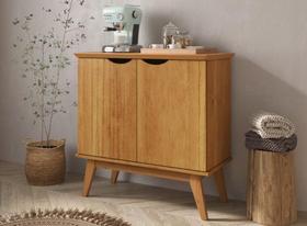 Buffet / Bancada PR 2 Portas Retrô Cor Cinamomo