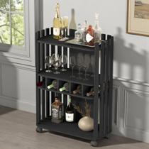 Buffet Bar Adega Frisado Preto Buffet Bar Adega Frisado Preto