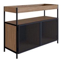 Buffet Bar New Hanover E Preto 100 Cm - D'rossi Buffet Bar New Hanover E Preto 100 Cm - D'rossi