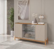 Buffet Bari 1.70 Off White/Cedro - Casa D Móveis