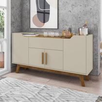 Buffet bechara future 4p off white/cinamomo