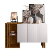 Buffet Berlim 3 PT Ypê e Off White