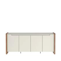 Buffet Bristol 189 cm Off White Fosco c/ Natural