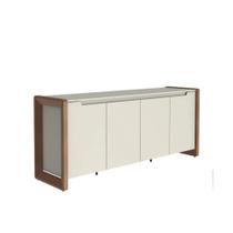 Buffet Bristol 1,89m com 4 Portas Off White e Naturale