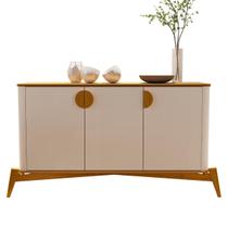 Buffet Buriti Pés Madeira Maciça Off White Nature JB Bechara 31988 Buffet Buriti Pés Madeira Maciça Off White Nature JB Bechara 31988