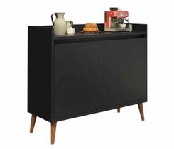 Buffet Cantinho do Café Delta 2 Portas Preto - MoveisAqui