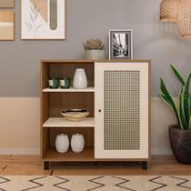 Buffet Charlotte 1 PT Cinamomo e Off White Buffet Charlotte 1 PT Cinamomo e Off White