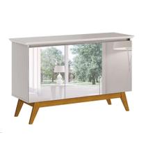 Buffet Classic com Espelho 3 PT Off White