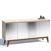 Buffet Classic Imcal 66511 Off White Com Espelho Pé Madeira FORA DE LINHA