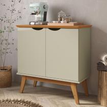 Buffet com 2 Portas Colombo Branco Off White Cinamomo