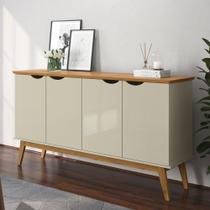 Buffet com 4 Portas Capela Off White Cinamomo