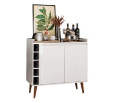 Buffet com Adega Estilo 2 Portas Branco - MoveisAqui Buffet com Adega Estilo 2 Portas Branco - MoveisAqui