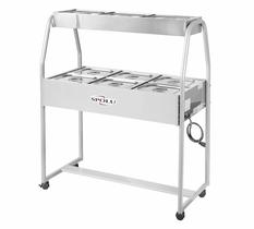 Buffet combinado 6 cubas quentes / 3 cubas frias - 127v