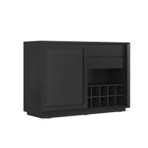 Buffet Corumbá com Tela 1 PT 1 GV Preto Buffet Corumbá com Tela 1 PT 1 GV Preto