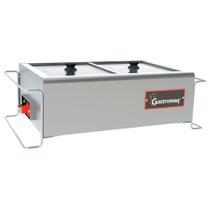 Buffet de Mesa Aquecido Gastromaq Inox 2 Cubas Tampa Vidro 220V BTME 02 ST V Buffet de Mesa Aquecido Gastromaq Inox 2 Cubas Tampa Vidro 220V BTME 02 ST V