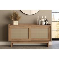 Buffet de Sala Jantar Átria 1295 c/ 2 Portas c/ Tela Noce/Tela Sintetica - Carraro