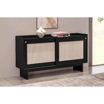 Buffet de Sala Jantar Átria 1295 c/ 2 Portas Preto - Carraro