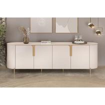 Buffet de Sala Jantar Cleo c/ 4 Portas Off White - DJ Móveis