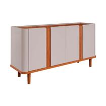 Buffet de Sala Jantar Eva 4 Portas Cinamomo/Off White - Cimol