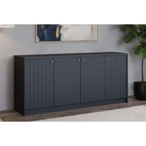 Buffet de Sala Jantar Lia c/ 4 Portas Grafite - Cimol Buffet de Sala Jantar Lia c/ 4 Portas Grafite - Cimol