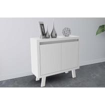 Buffet de Sala Jantar ME4187 c/ 2 Portas Branco - Tecno Mobili