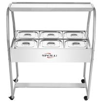 Buffet de Salada 6 Cubas SPL511 Spolu