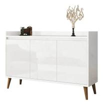 Buffet delux delta classico 3 portas branco