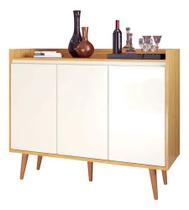 Buffet delux delta classico 3 portas nature/off white