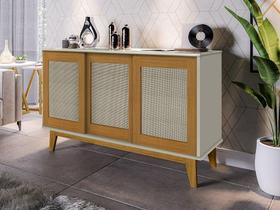 Buffet Detroit 3 Portas Off/White / Madeira - Tebarrot