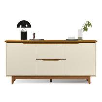 Buffet Duas Portas Flow Off/Freijó EJ Móveis