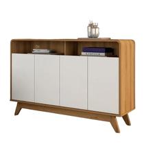 Buffet Eccos 4 Portas Fabrimoveis Cor Nature Off White