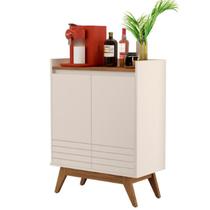 Buffet eros 2 portas off white/freijo