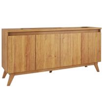Buffet Flip 4 Portas com Pés Retrô Viero Cor Mel Buffet Flip 4 Portas com Pés Retrô Viero Cor Mel