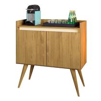 Buffet Gold 2 Portas com Pés Palito Primus Cor Mel com Pérola Buffet Gold 2 Portas com Pés Palito Primus Cor Mel com Pérola