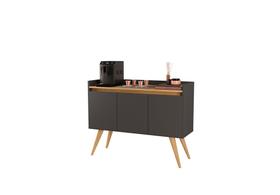 Buffet Gold 3 Portas Perola/Mel Móveis Primus