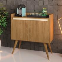 Buffet Gold Mel Pérola 2 Portas MDP Pés Madeira Maciça Primus 81x81cm Buffet Gold Mel Pérola 2 Portas MDP Pés Madeira Maciça Primus 81x81cm