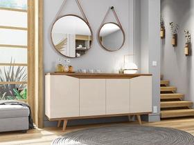 Buffet Grace Off White/Cedro - Casa D Móveis