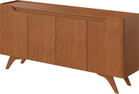 Buffet Grécia 4 Portas Com Pés em Madeira Maciça Mavaular