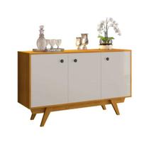 Buffet Harmonia 3 Portas Pés Madeira Maciça JCM Movelaria Buffet Harmonia 3 Portas Pés Madeira Maciça JCM Movelaria