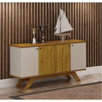 Buffet Ilheus 4 Portas 1 Gaveta 1 Prateleira Moveis Leifer Freijó/Freijó Decor/Off White Buffet Ilheus 4 Portas 1 Gaveta 1 Prateleira Moveis Leifer Freijó/Freijó Decor/Off White