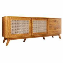 Buffet Imperatore Imperador 180cm com 2 Portas 2 Gavetas e Pés Retrô Viero Cor Mel Buffet Imperatore Imperador 180cm com 2 Portas 2 Gavetas e Pés Retrô Viero Cor Mel