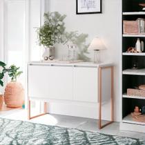 Buffet Industrial Bérgamo Branco Cobre Buffet Industrial Bérgamo Branco Cobre