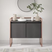 Buffet Industrial para Sala Irlanda Preto Cobre Buffet Industrial para Sala Irlanda Preto Cobre