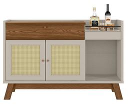 Buffet Linea Brasil Piemonte 2 Portas Freijo/Off White