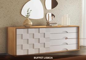 Buffet Lisboa 1 PT 4 GV Cinamomo com Off White