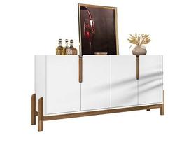 Buffet Lizz 1.70 Branco/Cedro - Casa D Móveis