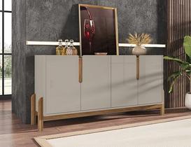 Buffet Lizz 1.70 Off White/Cedro - Casa D Móveis