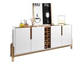 Buffet Lizz 1,90 Branco/Cedro - Casa D